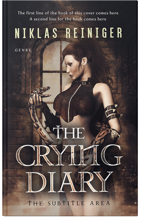 Front view of Premade Fantasy Book Cover - Cocoa Brown