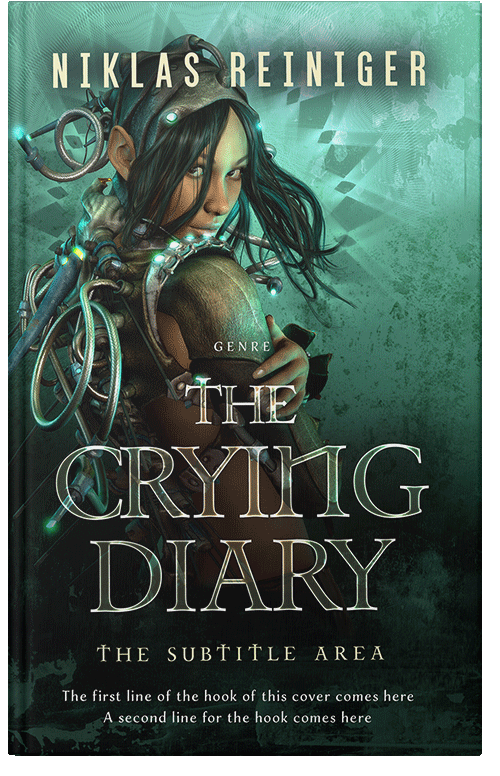 Front view of Premade Science Fiction Book Cover - Log Cabin