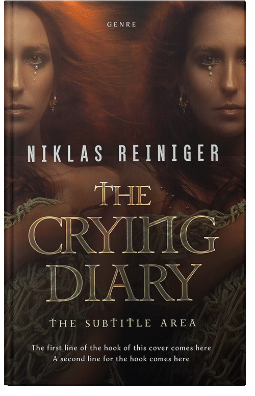 Front view of Premade Fantasy Book Cover - Coffee Bean