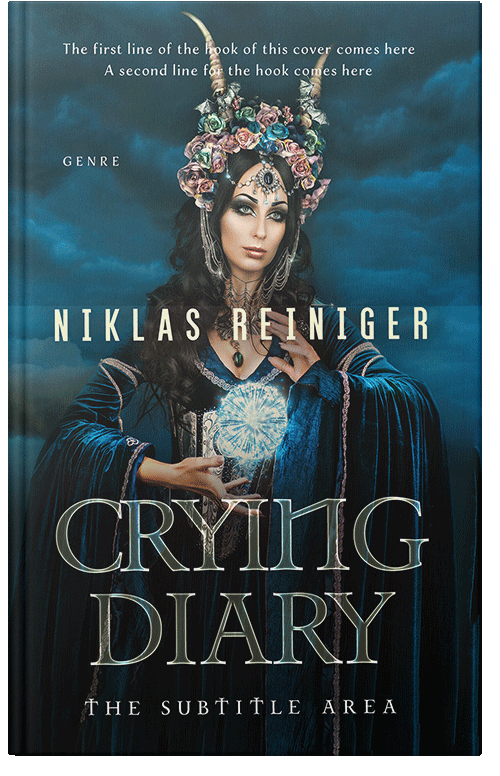 Front view of Premade Fantasy Book Cover - Gable Green