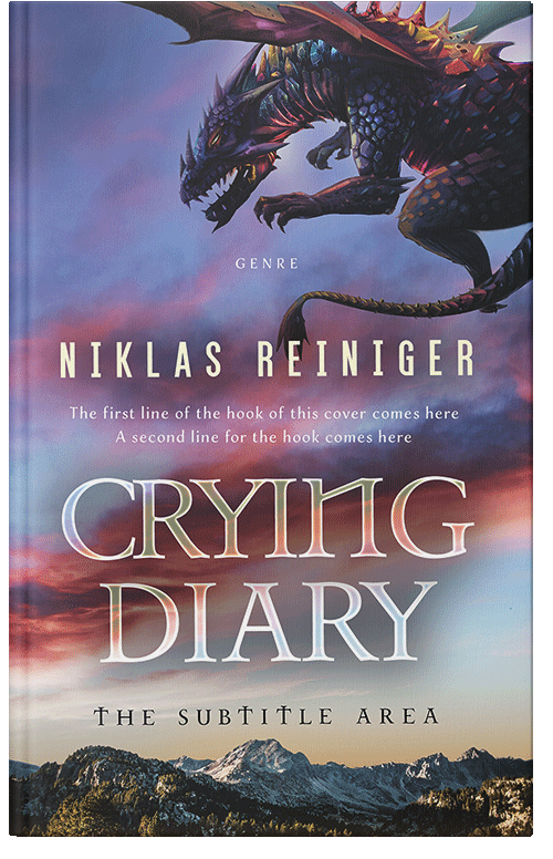 Front view of Premade Fantasy Book Cover - Rum