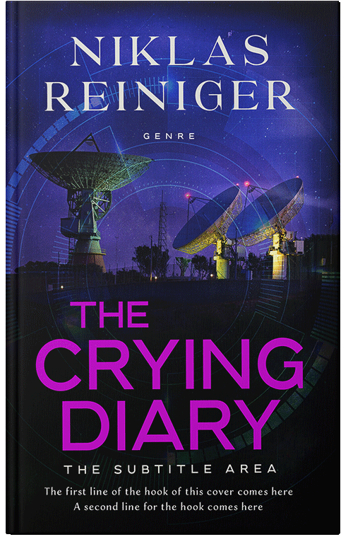 Front view of Premade Mystery & Thriller & Suspense Book Cover - Ebony