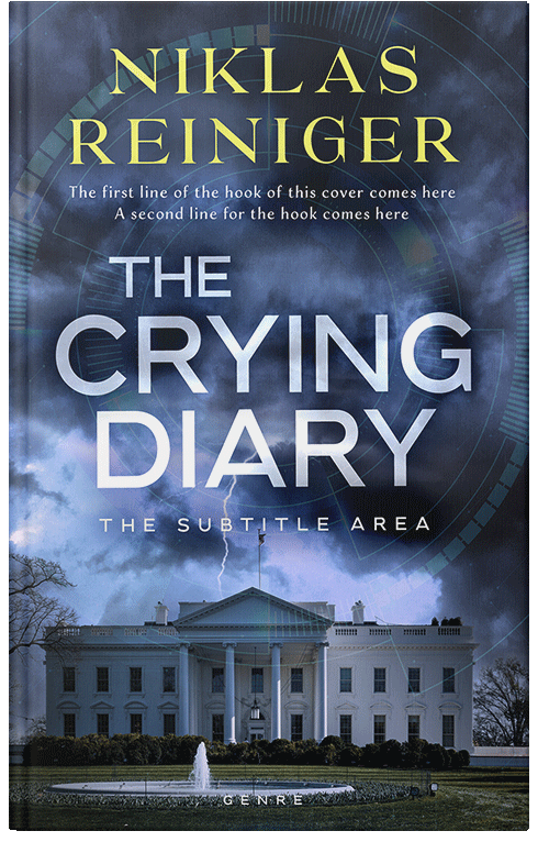 Front view of Premade Mystery & Thriller & Suspense Book Cover - Pickled Bluewood