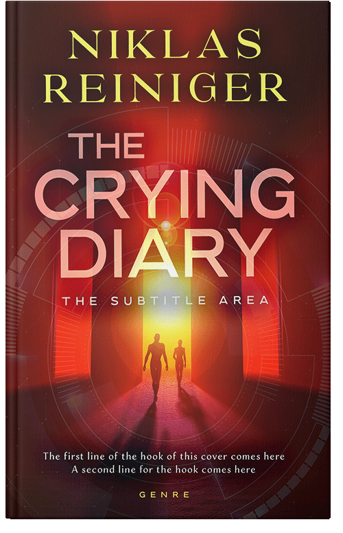 Front view of Premade Fantasy Book Cover - Heath