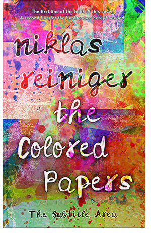 Premade Book Cover Vanilla