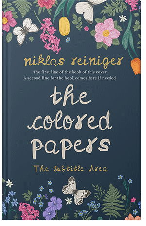 Premade Book Cover Pickled Bluewood