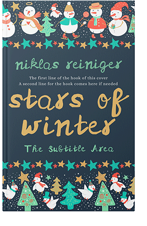 Pre Made Book Cover Pickled Bluewood