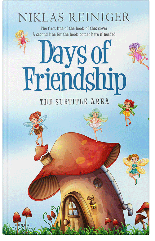 Front view of Premade Fantasy Book Cover - Jagged Ice