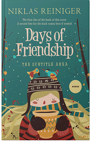 Premade Book Cover Tan