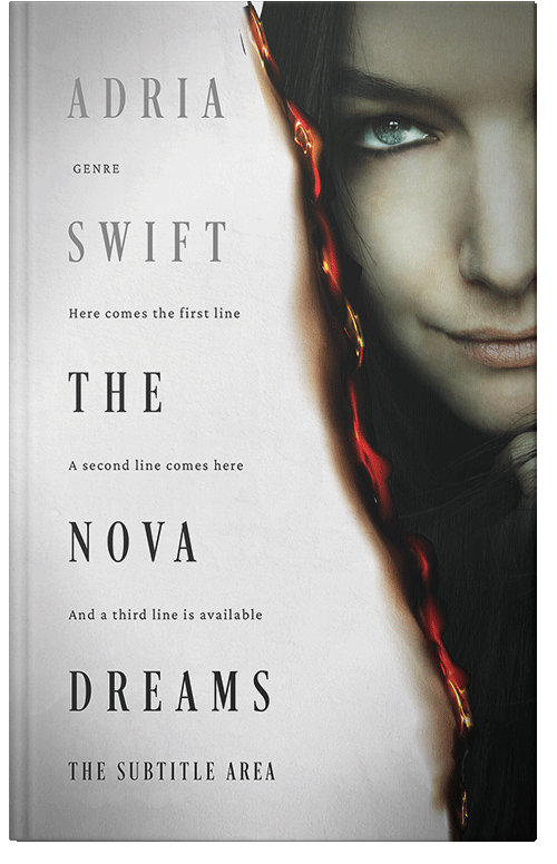 Front view of Premade Erotica Book Cover - Zeus