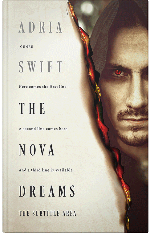 Front view of Premade Fantasy Book Cover - Jon