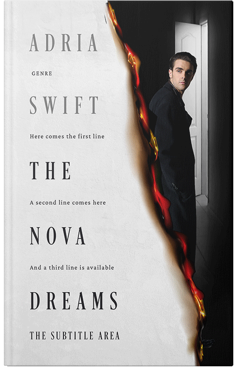 Front view of Premade Mystery & Thriller & Suspense Book Cover - Cocoa Brown