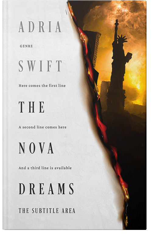 Front view of Premade Apocalyptica Book Cover - El Paso