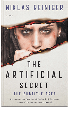 Pre Made Book Cover Cocoa Brown