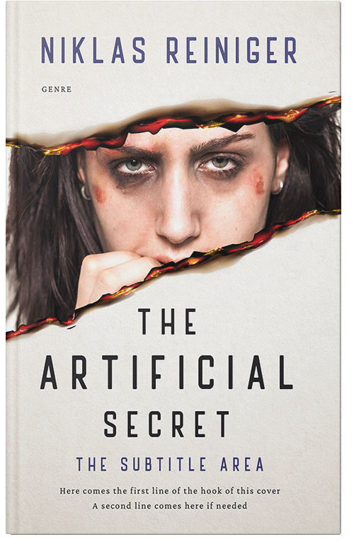 Front view of Premade Erotica Book Cover - Cocoa Brown