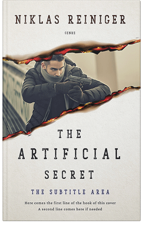 Premade Book Cover Ship Gray