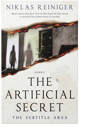 Pre Made Book Cover Cocoa Brown