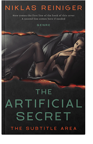 Pre Made Book Cover Cod Gray