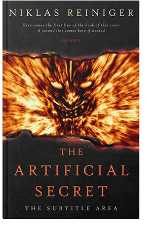 Pre Made Book Cover Cocoa Brown