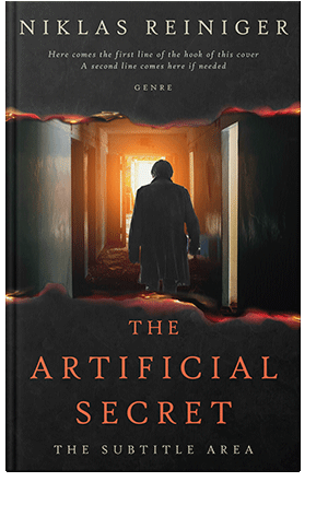 Pre Made Book Cover Cod Gray