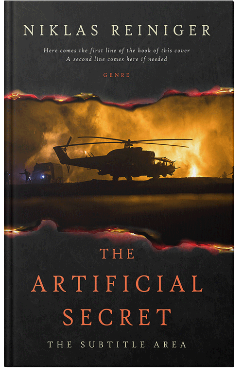 Front view of Premade Mystery & Thriller & Suspense Book Cover - Zeus