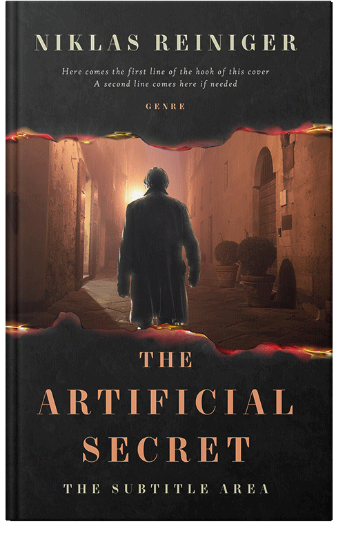 Front view of Premade Mystery & Thriller & Suspense Book Cover - Muddy Waters