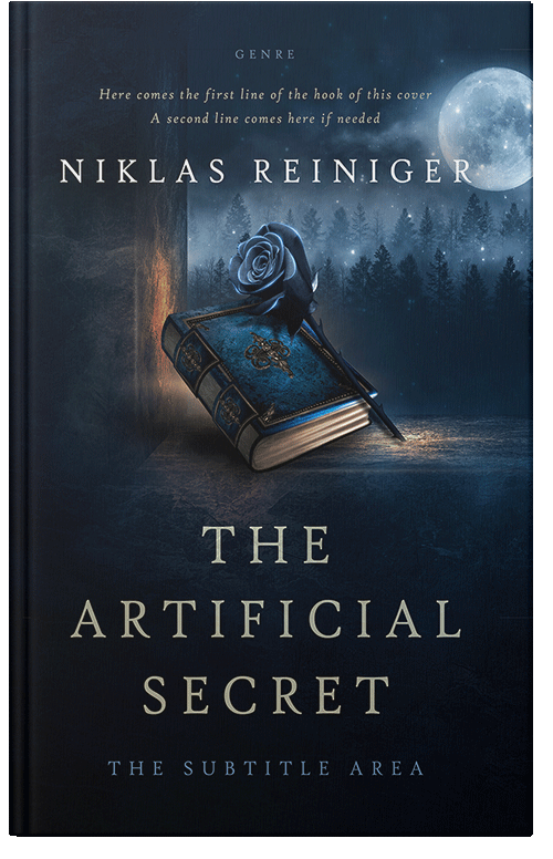 Front view of Premade Horror Book Cover - Firefly