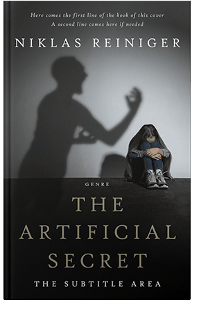 Pre Made Book Cover Cod Gray