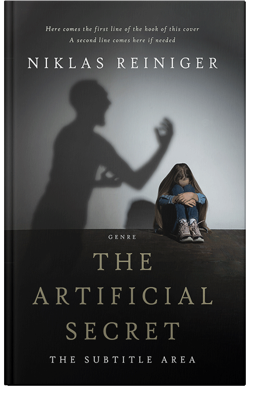 Front view of Premade Mystery & Thriller & Suspense Book Cover - Cod Gray