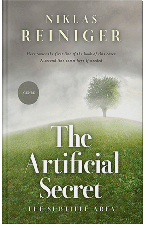 Premade Book Cover Lemon Grass