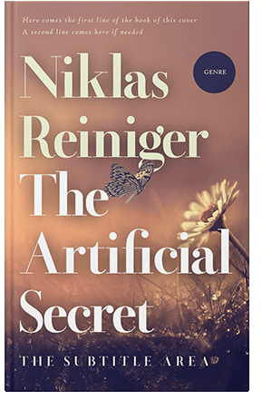 Pre Made Book Cover Coral Tree