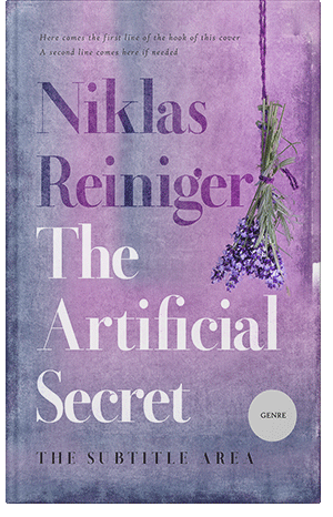 Premade Book Cover Amethyst Smoke