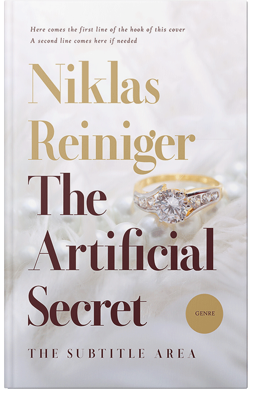 Front view of Premade Romance Book Cover - Ebb