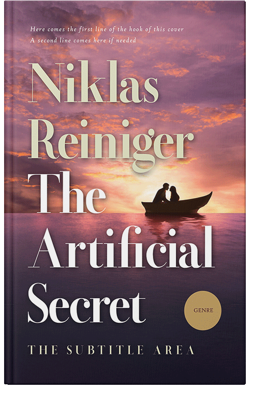 Front view of Premade Romance Book Cover - Au Chico