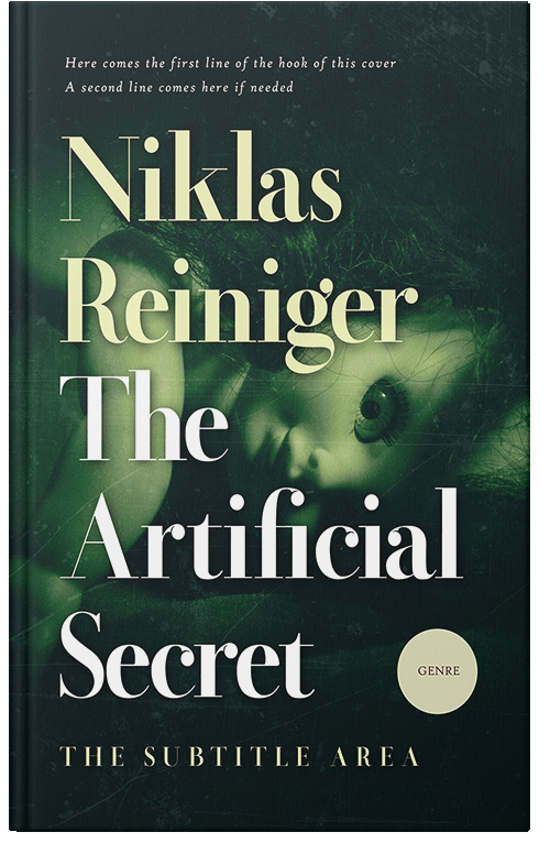 Front view of Premade Horror Book Cover - Bush