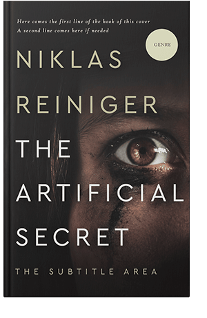 Pre Made Book Cover Cocoa Brown