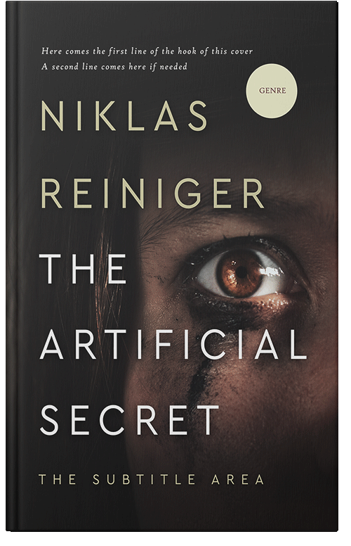 Front view of Premade Mystery & Thriller & Suspense Book Cover - Cocoa Brown