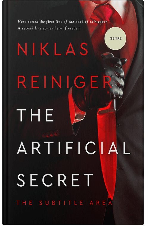 Front view of Premade Mystery & Thriller & Suspense Book Cover - Fuzzy Wuzzy Brown