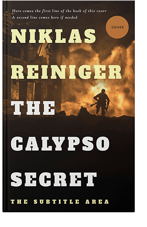 Pre Made Book Cover Graphite