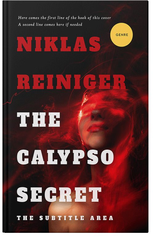 Front view of Premade Mystery & Thriller & Suspense Book Cover - Chestnut Rose