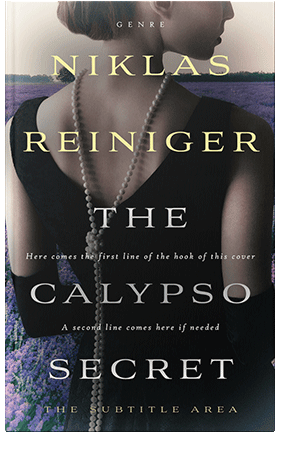 Pre Made Book Cover Soft Amber