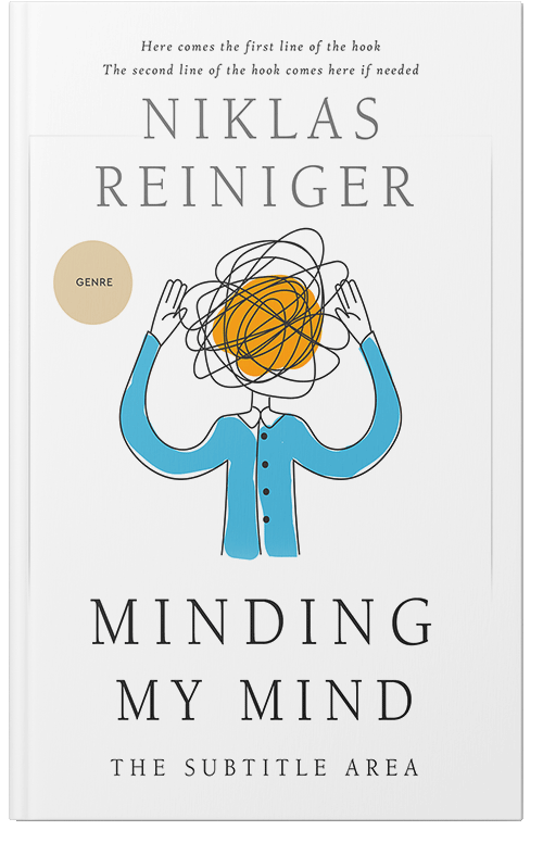 Front view of Premade Health & Mind & Body Book Cover - Pancho