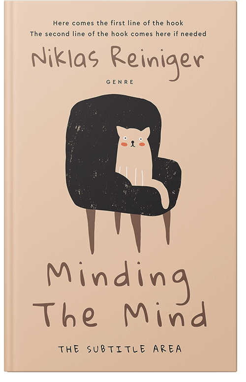 Front view of Premade Children's Book Cover - Wheat