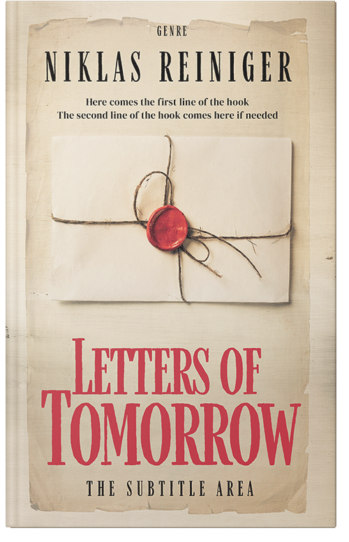 Front view of Premade Mystery & Thriller & Suspense Book Cover - Stark White