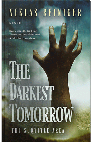 Premade Book Cover Lunar Green