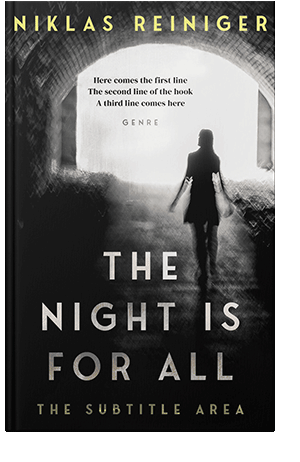 Pre Made Book Cover Cod Gray