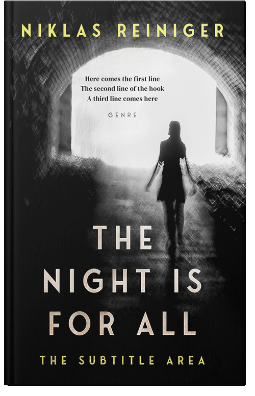 Front view of Premade Mystery & Thriller & Suspense Book Cover - Cod Gray