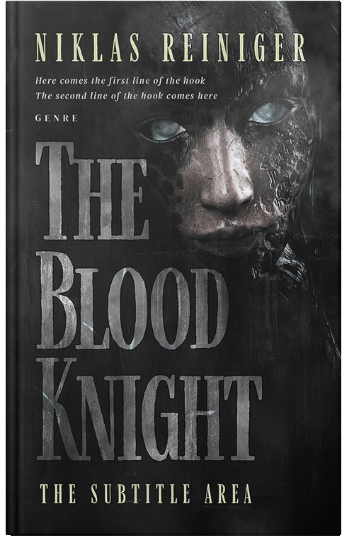 Front view of Premade Horror Book Cover - Cod Gray