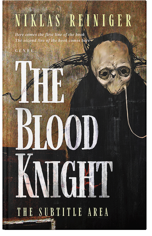 Front view of Premade Horror Book Cover - Akaroa