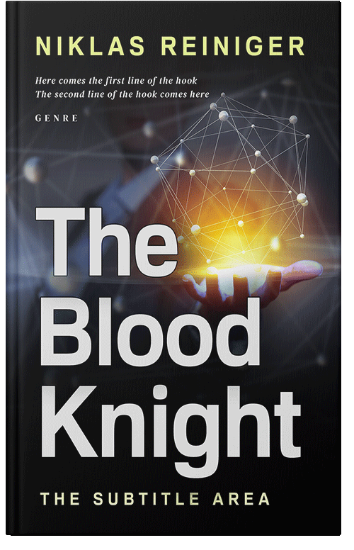 Front view of Premade Science Fiction Book Cover - Stark White